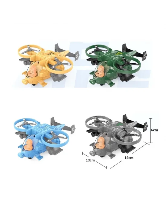 Mxt-3616 Sürtmeli Askeri Helikopter -vardem Oyuncak
