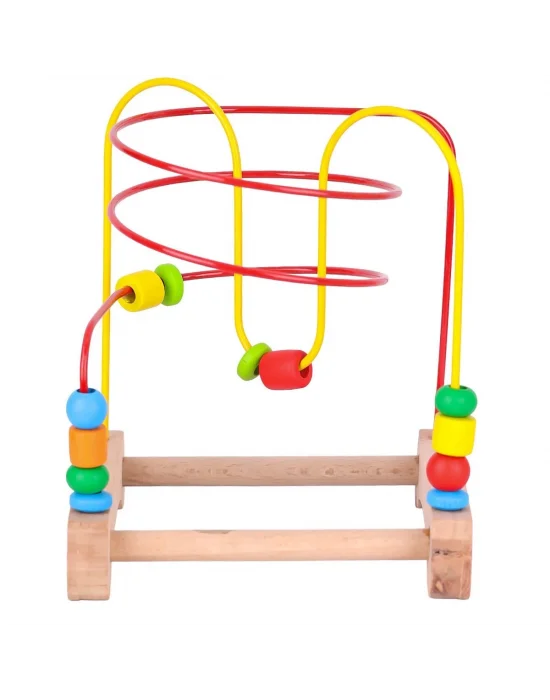 Ony-410 Ahşap Boncuklu Koordinasyon -onyıl Oyuncak
