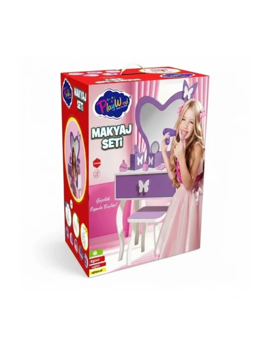 Ony-413 Kutuda Ahşap Makyaj Seti