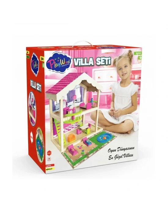Ony-414 Kutuda Ahşap Villa Seti