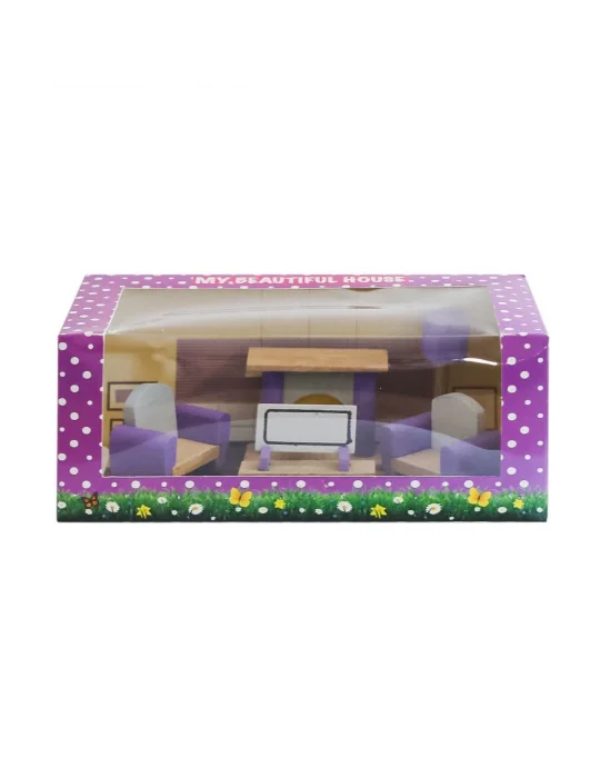 Otm001 Oyn Ahşap Oturma Odası Seti