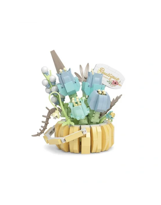 P1092 Panlos Çiçek Buketi 529 Parça Block Oyuncak