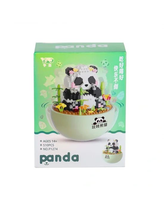 P1274 Panlos Panda Blok Seti 510 Parça -vagon Life