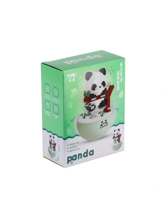 P1275 Panlos Panda 543 Parça Blok Seti -vagon Life