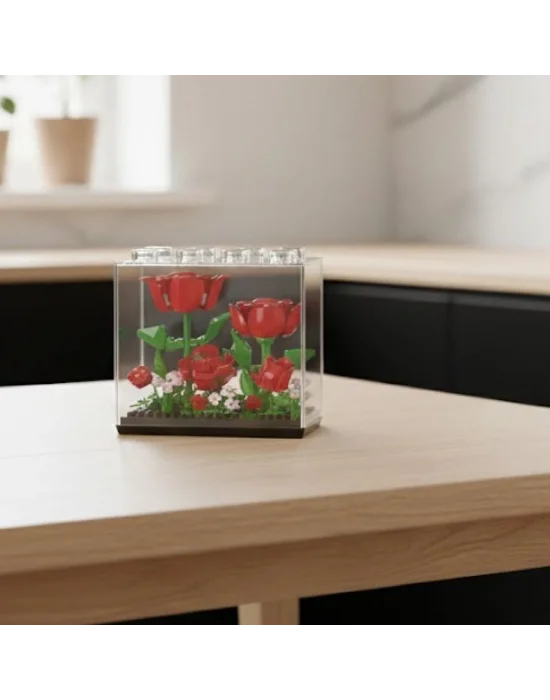 P2501 Panlos Gül Model 160 Parça Block Oyuncak