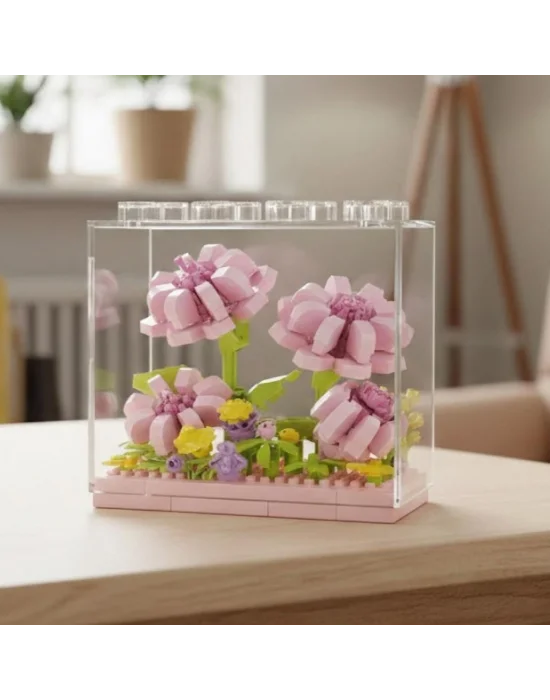 P2504 Panlos Pembe Papatya Model 183 Parça Block Oyuncak