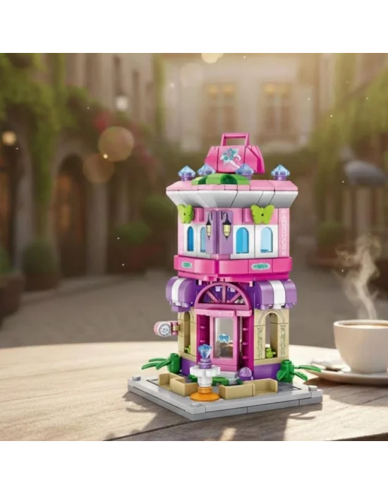 P657038 Panlos Çanta Dükkanı 266 Parça Block Oyuncak