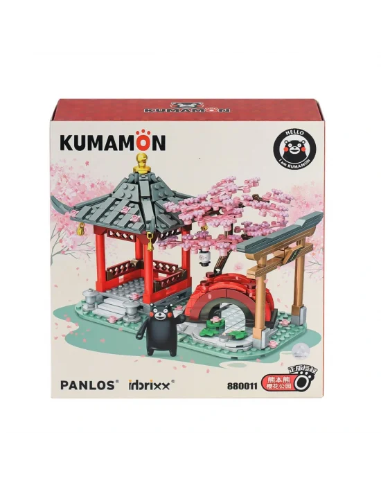 P880011 Panlos Brick - Kumamon, Kiraz Çiçeği Parkında 537 Parça Yapım Seti
