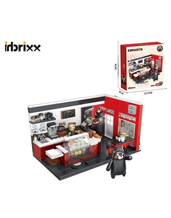 P880013 Panlos Kumamoto Ayısı Kafe 426 Parça Block Oyuncak