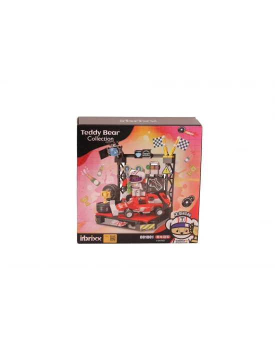 P881001 Panlos Yarış Şampiypnu 187 Parça Block Oyuncak