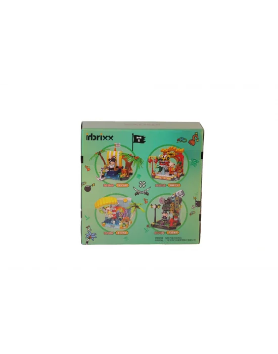 P881005 Panlos Teddy Ayı Koleksiyonu Korsan 190 Parça Block Oyuncak