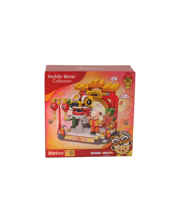 P881006 Panlos Çin Ejderhası İle Teddy 254 Parça Block Oyuncak