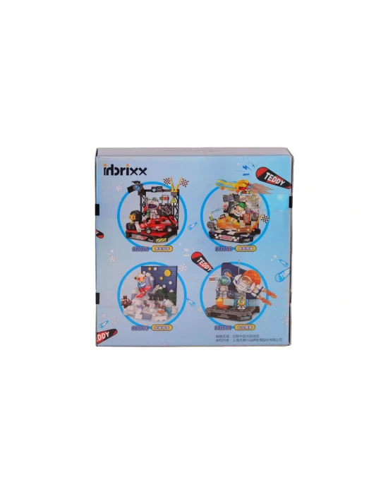 P88103 Panlos Desenli Kaykay 216 Parça Block Oyuncak