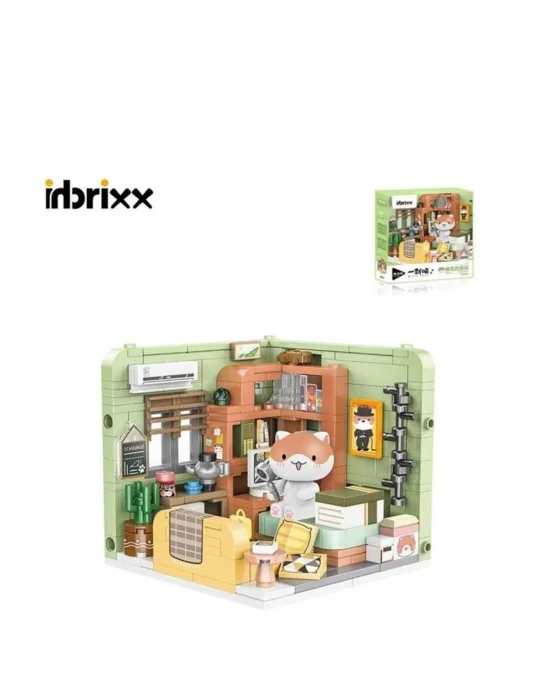 P885004 Panlos Kedi Odası 258 Parça Block Oyuncak