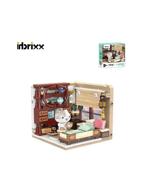 P885007 Panlos Kedi Oturma Odası 263 Parça Block Oyuncak