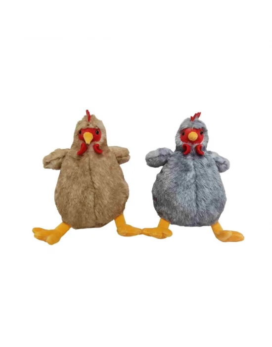 Pb31557-23 Peluş Oturan Tavuk 23 Cm