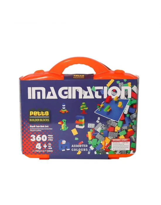 Pbb360-1 Çantalı Petto Blok Seti 360 Parça-gepettoys