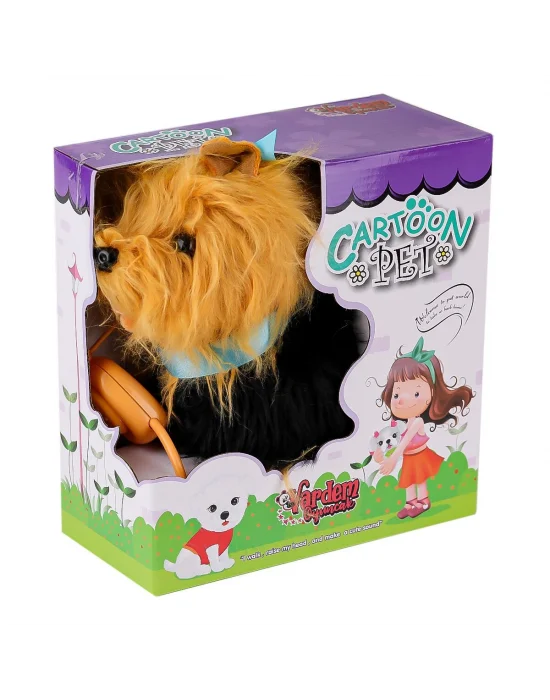 Pftb267 Yürüyen Tasmalı Peluş Köpek