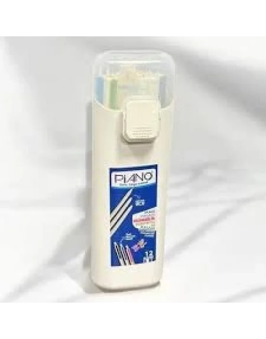 Piano Versatil Silinebilir Kuru Boya Kalemi 12 Renk