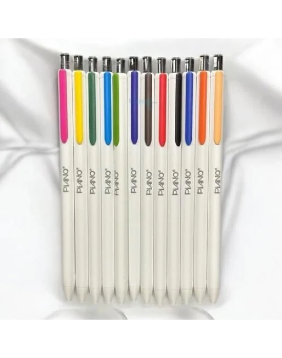 Piano Versatil Silinebilir Kuru Boya Kalemi 12 Renk