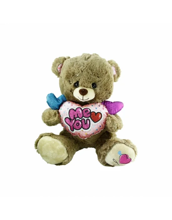 Pjh2322 Peluş Kalpli Ayı 30 Cm