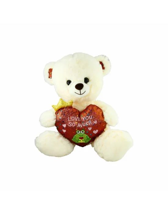Pjh2323 Peluş Kalpli Ayı Love You 30 Cm