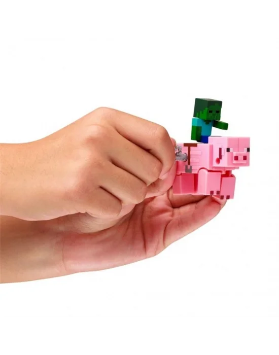 Pmı/mc1014 Minecraft 3d Kurma Mekanizmalı Figürler 2li Asorti