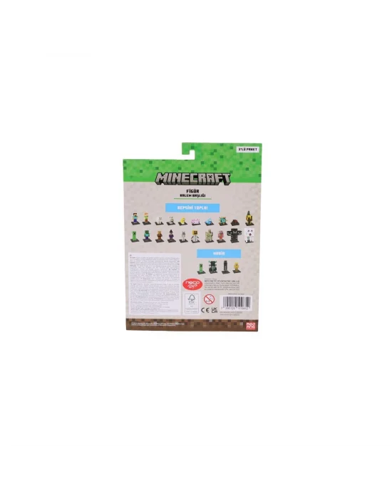 Pmı Mc2020 Minecraft 3d Figür Toppeez 3lü Set