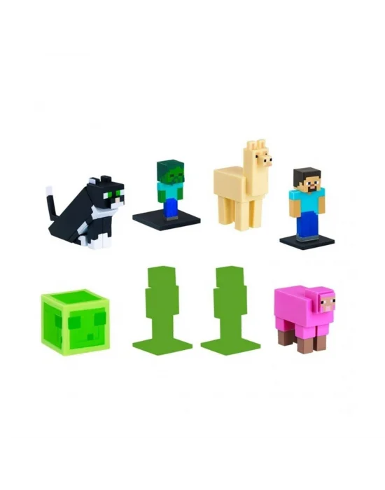 Pmı/mc22270 Minecraft 3d Toppeez 8li Deluxe Figür Seti Seri 2 Asorti