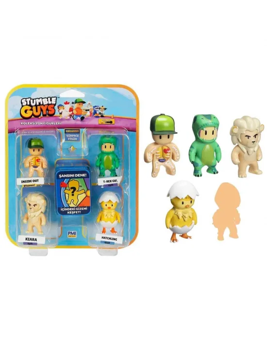 Pmı Sg2240 Stumble Guys Figür Seti 5li -necotoys