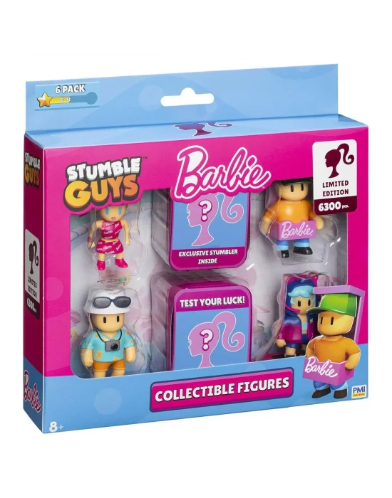 Pmı Sgb2060 Stumble Guys Barbıe Figür 6lı Set