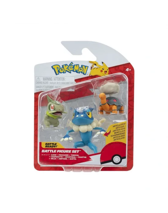 Pok 95155-d Pokemon Battle 3lü Figür Seti Asorti