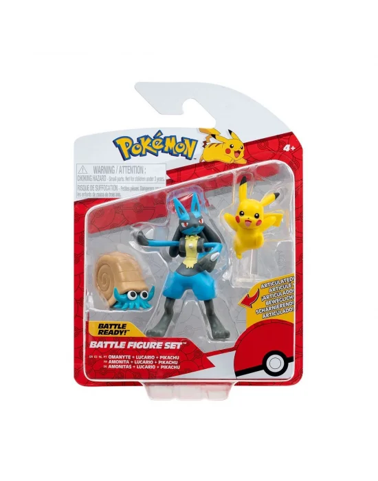 Pok 95155-k Pokemon Battle 3lü Figür Seti