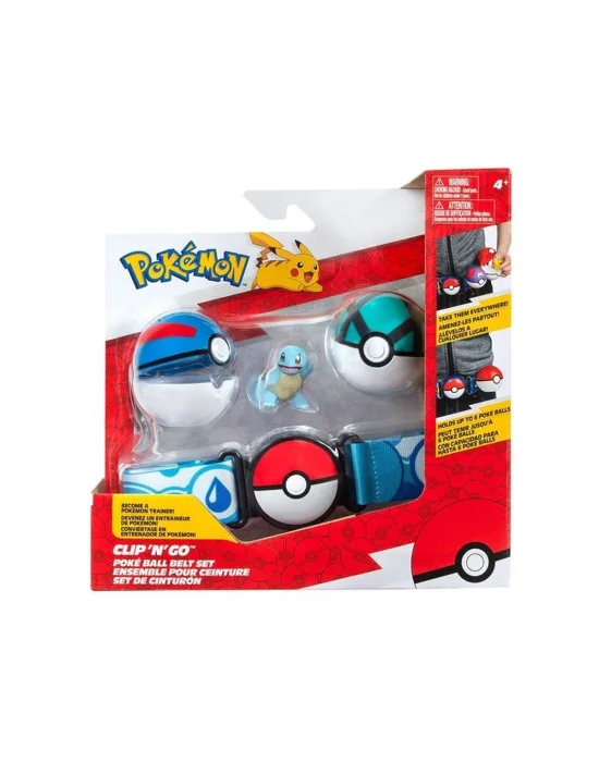 Pok 95283-Q Pokemon Clip n Go Pokeball Kemer Ve Figür Seti