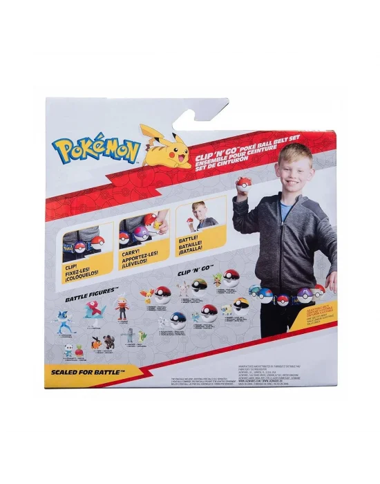 Pok 95283-u Pokemon Clip N Go Pokeball Kemer Ve Figür Seti Seri 1 -necotoys