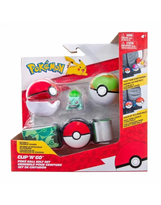 Pok Pkw2715 Pokemon Clip n Go Pokeball Kemer Ve Bulbasaur -necotoys