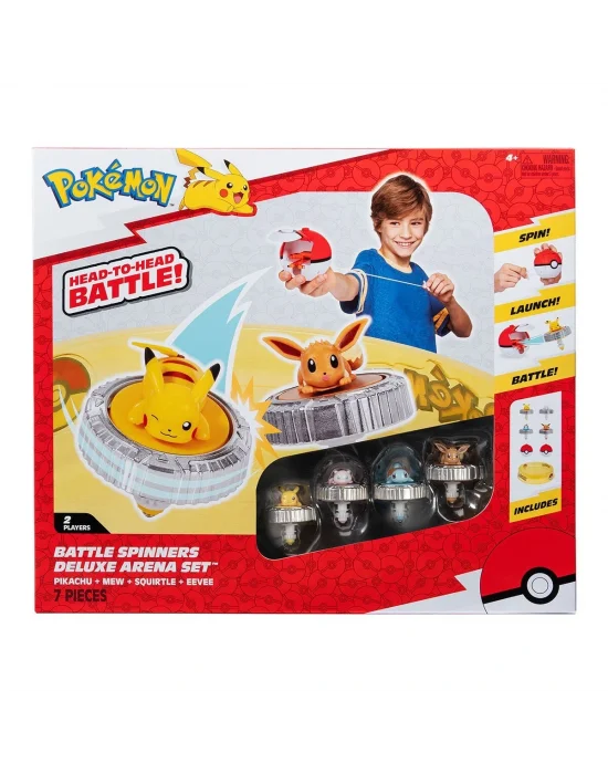 Pok Pkw4408 Pokemon Battle Spinner Deluxe Arena Set