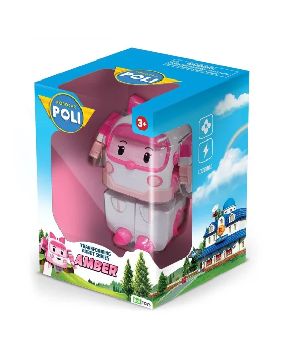 Polı Mrt-0651 Robocar Transforming Robot Figür Amber -necotoys