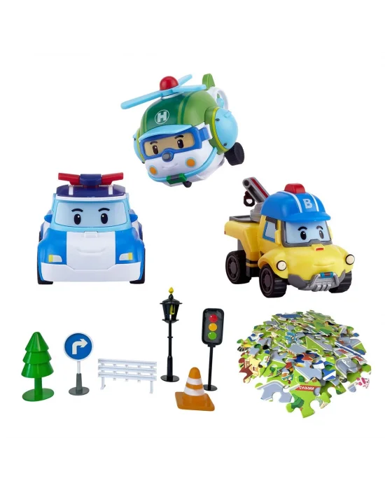 Polı-zr-912 Robocar Poli Gogo City Seri Poli Burky Helly Oyun Seti