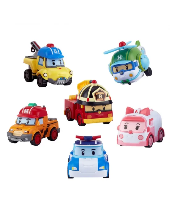 Polı Zr-914 Robocar Poli Gogo Rescue Deluxe 6 Lı Set -