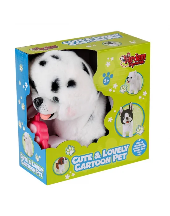 Pr66022-25 Yürüyen Tasmalı Peluş Köpek