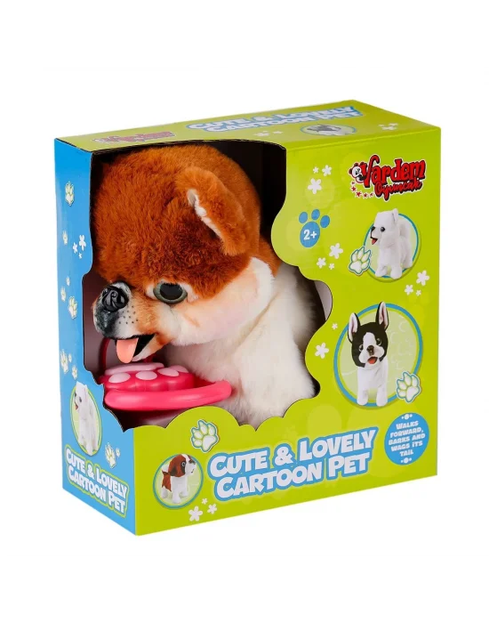 Pr66699-26 Yürüyen Tasmalı Peluş Köpek