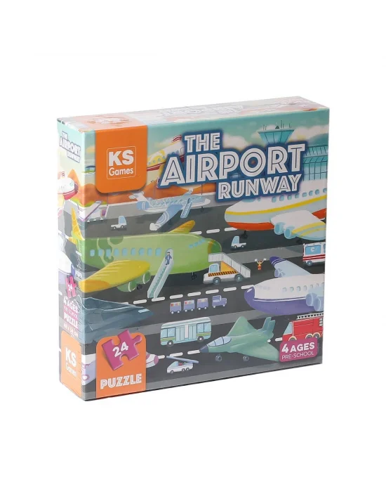 Prs 32707 The Airport Runway Pre School Puzzle -kspuzzle