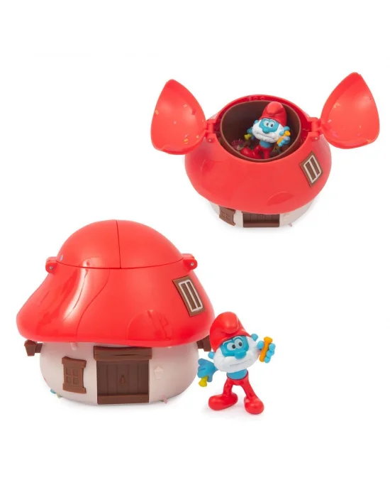 Puf38000 Şirinler Sürpriz Mantar Evi Oyun Seti