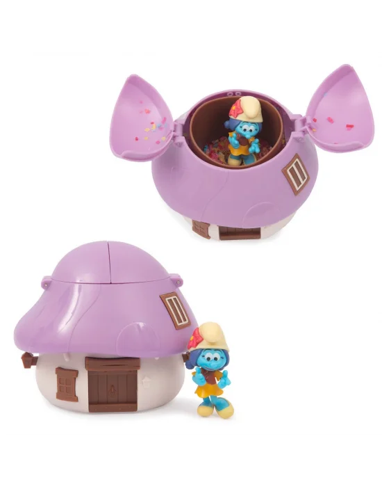 Puf38000 Şirinler Sürpriz Mantar Evi Oyun Seti