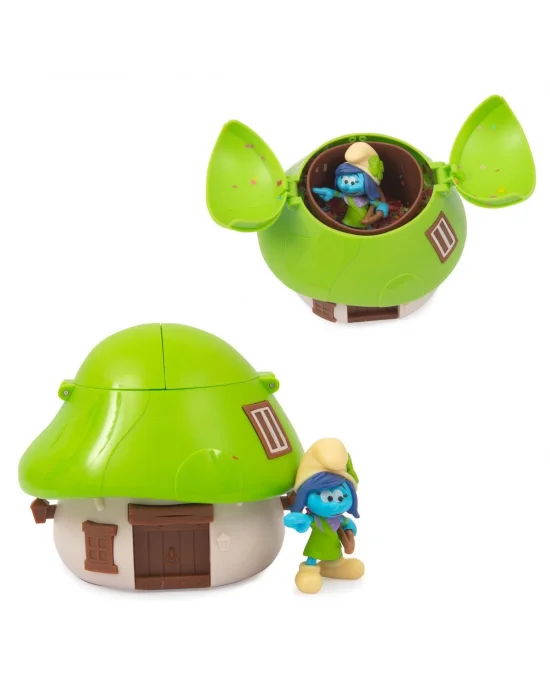 Puf38000 Şirinler Sürpriz Mantar Evi Oyun Seti