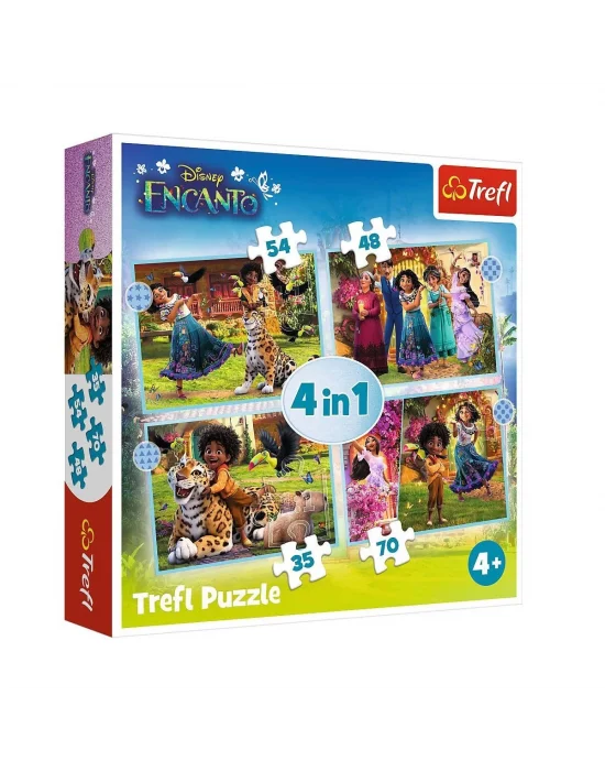 Puzzle-34615 Disney Encanto 4ın1 Puzzle
