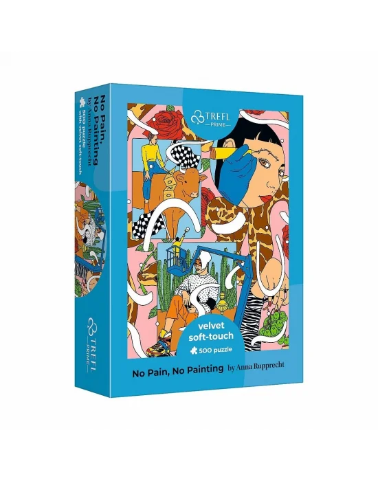 Puzzle-37423  No Pain No Painting 500 Parça Puzzle