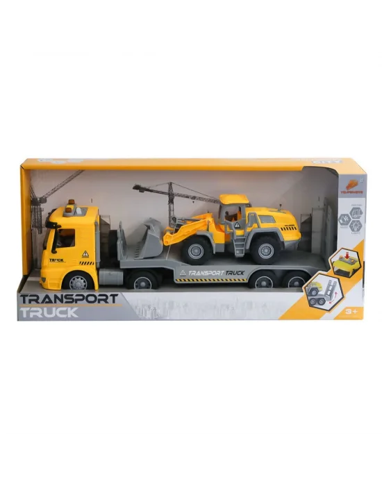 Py8812a By Kut Sürt Sesli Işıklı Dozer Taşıyan Tır 12