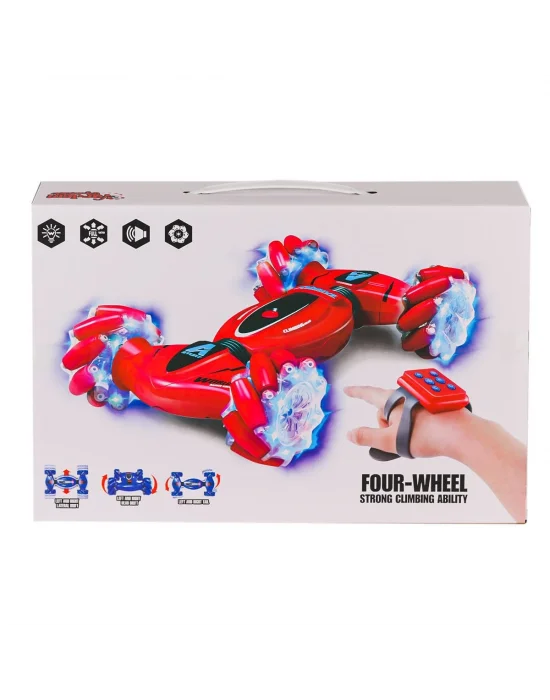 RQ2093 Bilekten Kontrollü Işıklı Ve Müzikli 4 Teker Tırmanış Aracı -vardem Oyuncak